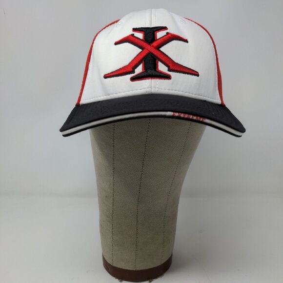 XG Extreme Mens Fitted Hat White Black Size M Embroidered Logo - Picture 3 of 13